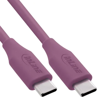 Obrázok produktu pre InLine 35892P, 2 m, USB C, USB C, USB 2.0, 0,48 Gbit/s, Fialová
