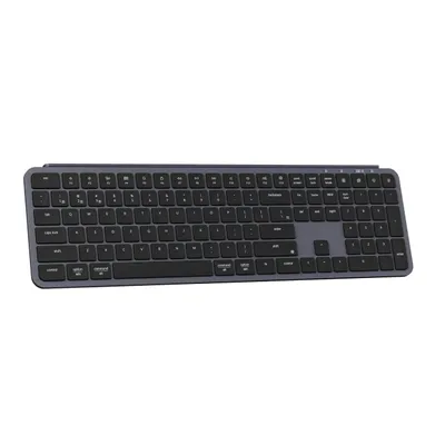 Produktbild von Keychron B6P-K1, Volle Größe (100%), Kabellos, USB + RF Wireless + Bluetooth, Mechanischer Switch, Grau
