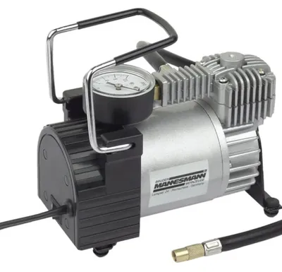 Produktbild von Brüder Mannesmann Mini-Alu-Kompressor 12 Volt - leistungsstarker Kompressor, 140