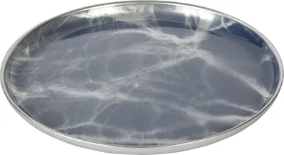 Immagine prodotto di Piatto in agata Lambert, vetro stampato, grigio/argento P 28 cm H 2 cm 21862