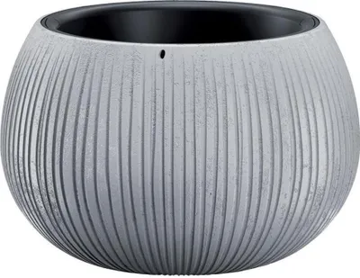Produktbild von PROREGAL Blumentopf Beton Bowl, 29/19x20cm, grau