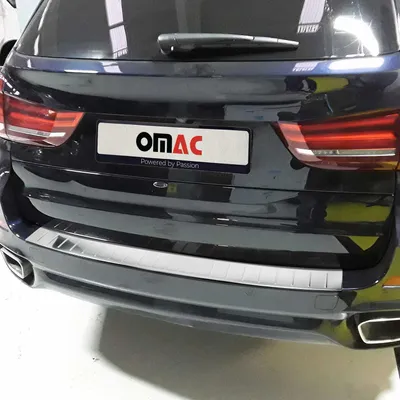 Zdjęcie produktu dla Osłona zderzaka tylnego BMW X5 F15 2013-2018 chromowana stal nierdzewna