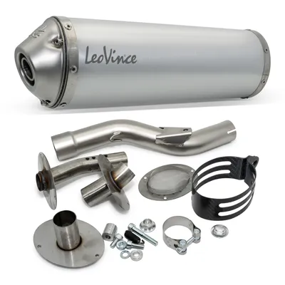 Immagine prodotto di Silenziatore posteriore LeoVince SLIP-ON LV-X omologato, in alluminio, compatibile con Yamaha TT 600 R / TTE 600