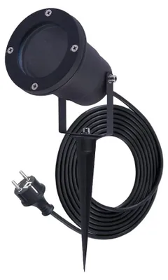Image de HOFTRONIC - Spot de jardin à piquet GU10 dimmable IP65 1,5m Noir