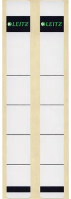 Produktbild von Leitz Ordneretikett 16460085 kurz/ extra schmal Papier gr 10 St./Pack.