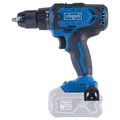 Produktbild von Scheppach Akku-Bohrschrauber C-DD45-X | 45 Nm | LED | 1,5 – 13 mm | Praktischer Gürtelclip | 20V IXES | 2-Gang-Getriebe