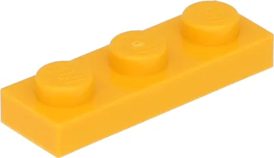 Produktbild von Lego® 1x3 Platte 3623 - 10 Stück Helles Hellorange