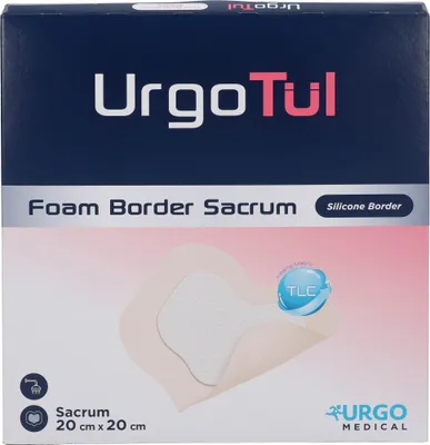 Image de Urgotül Foam Border Sacrum 20x20cm, 5 pcs VER