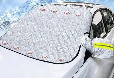 Immagine prodotto di Grande paraspruzzi magnetico per auto - 170 x 143 cm - Argento