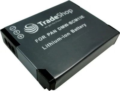 Produktbild von Trade-Shop Kamera Li-Ion Akku, 3,6V/3,7V 900mAh ersetzt Panasonic DMW-BCM13, DMW-BCM13E, DMW-BCM13PP