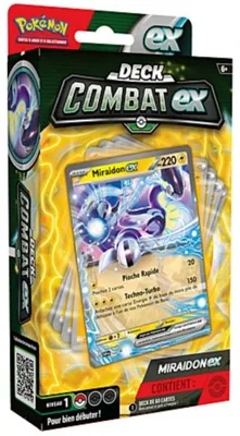 Image de Pokemon deck préconstruits - deck de combat miraidon ex - starter - asmodee - 60 cartes a collectionner