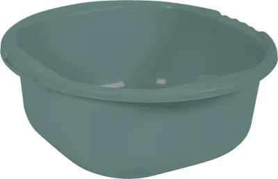 Image de Seau rond vert en eucalyptus 16 l - Eda
