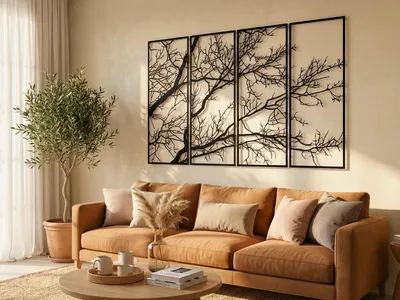 Produktbild von VAILLA Wanddekoration Lebensbaum 135, 84x50 cm, für die Küche