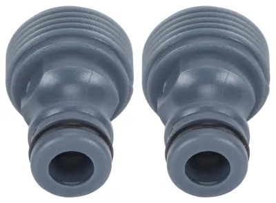 Image de 2 raccords rapides, nipple, filetage mâle G3/4, adaptateur pour tuyau et conduit, irrigation de jardin