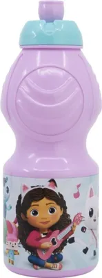 Produktbild von Stor Sportflasche/Flasche 21232 400 ml Gabi Cat House (Rosa)