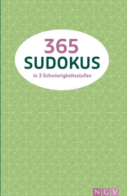 Produktbild von 365 Sudokus in 3 Schwierigkeitsstufen
