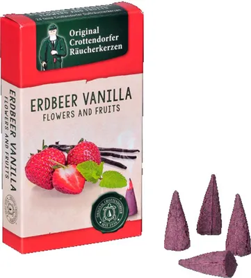 Produktbild von Crottendorfer Räucherkerzen Erdbeer-Vanille