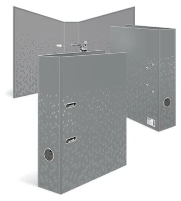 Produktbild von Herma Ordner Karton A4, 7 cm Rückenbreite grau