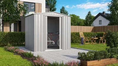 Produktbild von Globel Industries Gerätehaus "Tower 108" anthrazit 6,99 m²