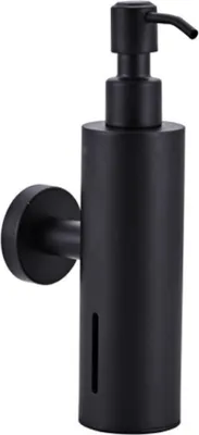 Produktbild von VDN Stainless Seifenpumpe - Seifenspender Wandmontage - Schwarz - Hängend - Edelstahl