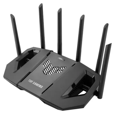 Produktbild von ASUS 90IG0A30-MO9C00 WLAN-Router 2.5 Gigabit Ethernet Tri-Band (2,4 GHz/5 GHz/6 GHz) Schwarz