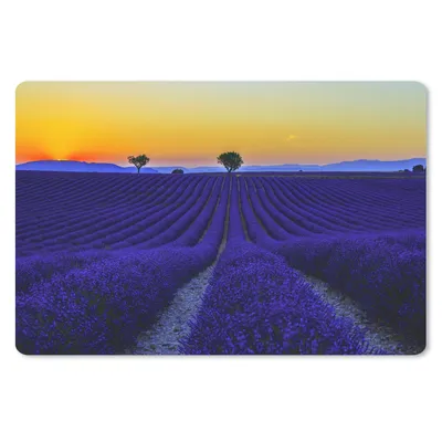 Produktbild von MuchoWow® Mauspad Mousepad Farben - Lavendel - Sonnenuntergang 27x18 cm - Mousepads - Maus Mat - Pad - Mausunterlage - Büroartikel - Desk Matten