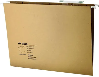 Produktbild von Fade Hängemappe Sucher upper kio kraft Karton a4 mit Etiketten -50u-
