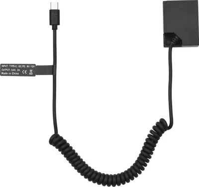 Zdjęcie produktu dla Andoer NP-W126 – adapter z atrapą baterii i złączem USB-C; adapter z atrapą baterii i sprężynowym kablem zasilającym typu USB-C; zamiennik do aparatów Fujifilm X100F, X100V, X-S10, X-Pro3, X-E3, X-A2, X-A5, X-A7, X-T1, X- T2, X-T3, X-T4, X-T20, X-T100, X-T200