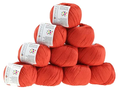 Strickgarn Cotton Breeze orange