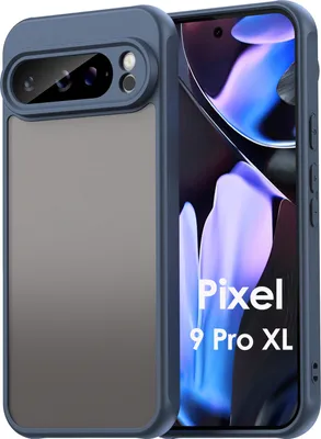 Produktbild von Handyhülle für Google Pixel 9 Pro XL Matt Stoßfest Schutzhülle Back cover in Blau