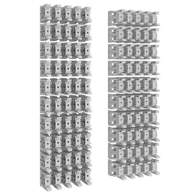 Produktbild von ABN Hutschienenhalter Kunststoff für Hutschiene 7,5mm (Set 50 Stück) ABNPY56072N50