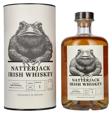 Image de Natterjack Irish Whiskey 40% Vol. 0,7l en boîte cadeau