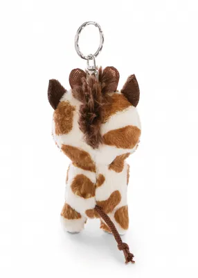 Produktbild von Schlüsselanhänger Glubschis Giraffe Halla, 9 cm, braun gefleckt, Glitzeraugen
