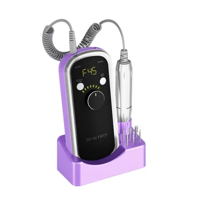 Produktbild von BEAUTIFLY VivaNail Nagelfräser 36 W – elektrische Nagelfeile für Maniküre und Pediküre, 45.000 U/min, 6 Fräser
