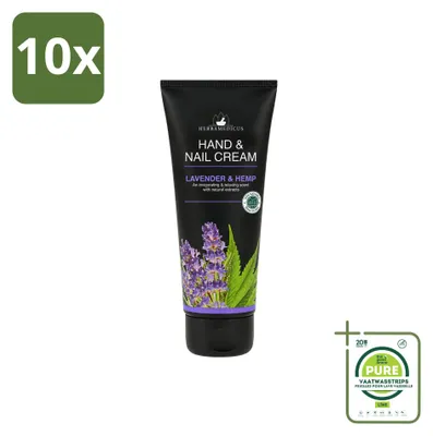 Produktbild von 10 x Herbamedicus Handcreme Lavendel - 75 ml - Großpackung - 10 Stücke