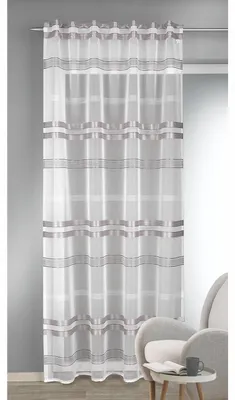 Produktbild von Fertigschal verdeckte Schlaufen "Ela" von Albani: 245x135cm / Grau Größe (HxB): 245x135cm Farbe: Grau
