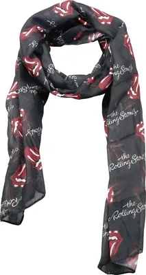 Produktbild von The Rolling Stones Tuch Uni Logo schwarz Standard