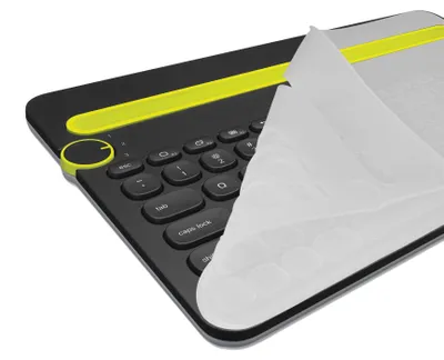 Produktbild von kwmobile Silikon Tastaturschutz für Logitech K480 - QWERTY US Keyboard Cover Abdeckung - Transparent