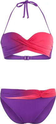 Produktbild von LASCANA Bügel-Bandeau-Bikini lila-pink Größe 38 Cup B