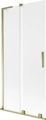 Immagine prodotto di Mexen Velar L parete doccia da vasca scorrevole a 2 ante 95 x 150 cm, brina, oro - 896-095-003-31-50