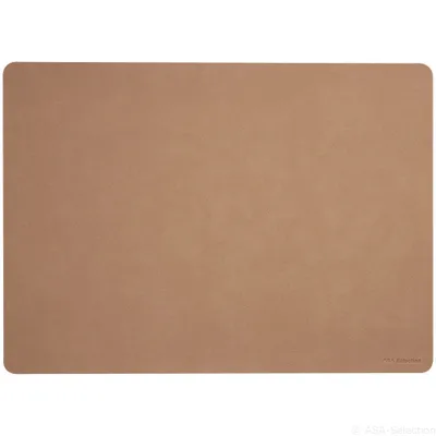 Immagine prodotto di Sottopiatti in pelle morbida ASA Selection, color polvere