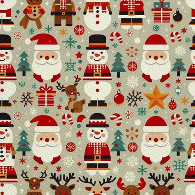Produktbild von OUTDOOR DEKOSTOFFE OXFORD - Motiv Weihnachtsferien | DX1887