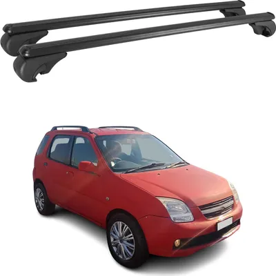 Image de Barres de toit Transversales pour Chevrolet Cruze 2001-2004 Aluminium Noir