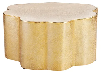 Image de Table basse 70 cm dorée, design moderne pour le salon - ACHETER MAINTENANT
