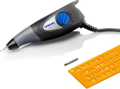 Produktbild von DREMEL® Gravierer 290-1 Kompaktwerkzeug (35 W) mit 1 Zubehör, 1 Schablone