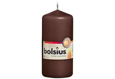 Image de bolsius 103614390128 Bougie pilier - marron, 120 x 60 mm