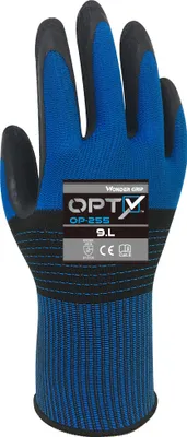 Produktbild von Arbeitshandschuh WONDER GRIP OPTY OP-255 Latex auf Polyester, Stärke 15 11/XXL