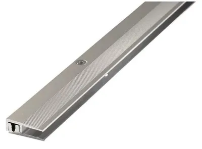 Produktbild von PROLINE Silber 30mm Abschlussprofil für Vinylböden, Bodenprofil, Sockelleiste, Übergangsprofil, Wandabschluss, Fußleiste, Renovierung, Sanierung