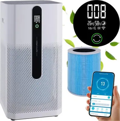 Obrázek produktu pro Čistička vzduchu s HEPA H12 filtrem, ionizací a ovládáním přes WiFi