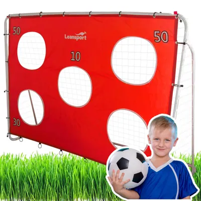 Produktbild von Leantoys Fußball-Trainingstor mit Zielmatte